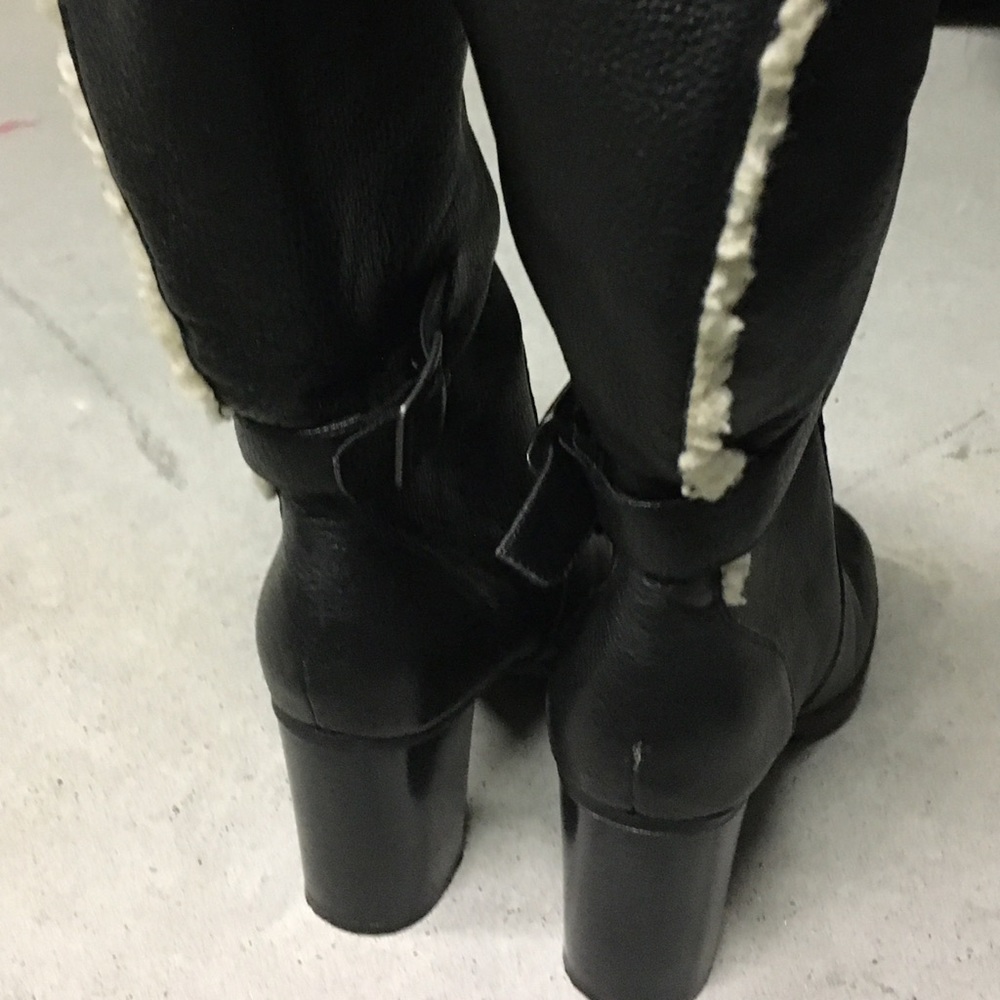 TommyGirl Hilfiger black leather convertible boots - Picture 4 of 8